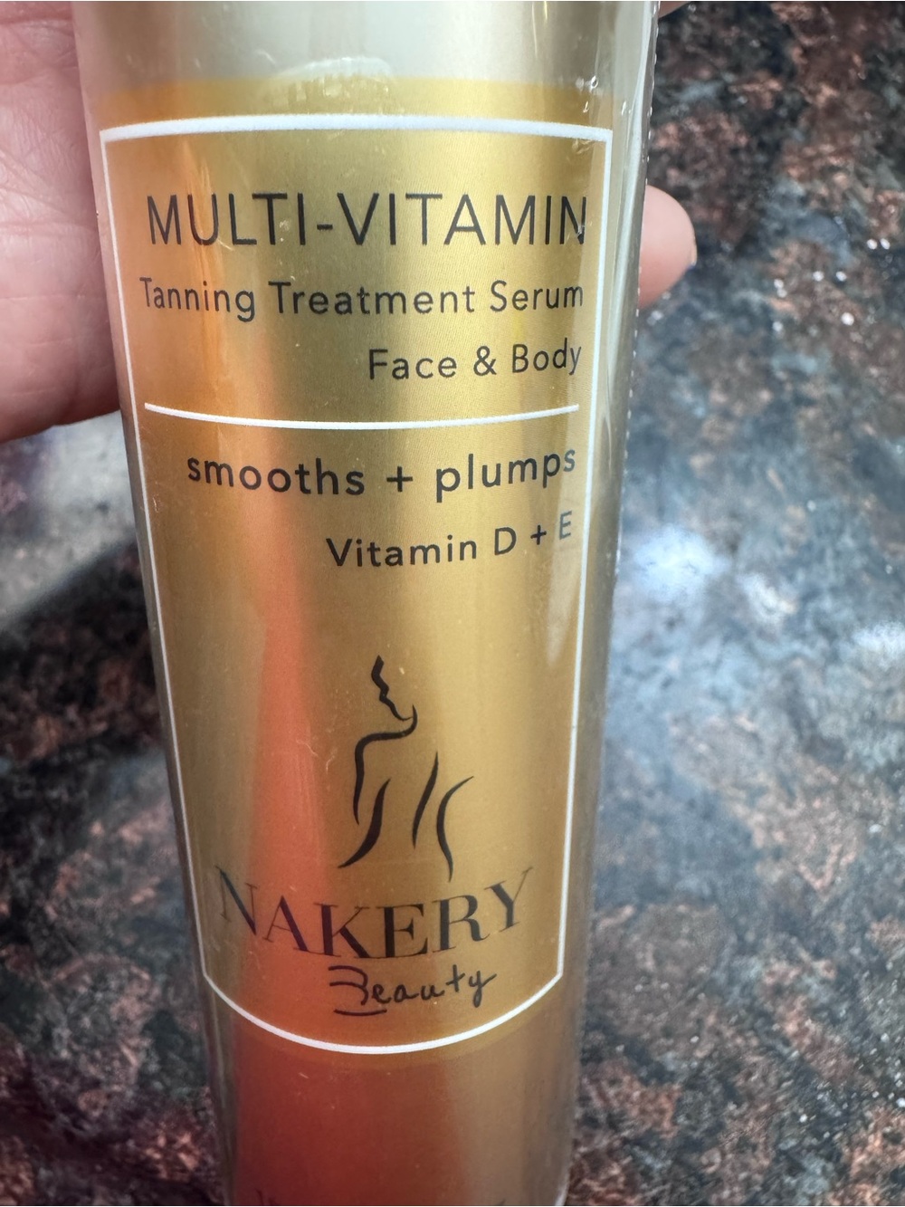 Nakery Beauty Multi-Vitamin Tanning Treatment Serum - Gold (Face & Body)